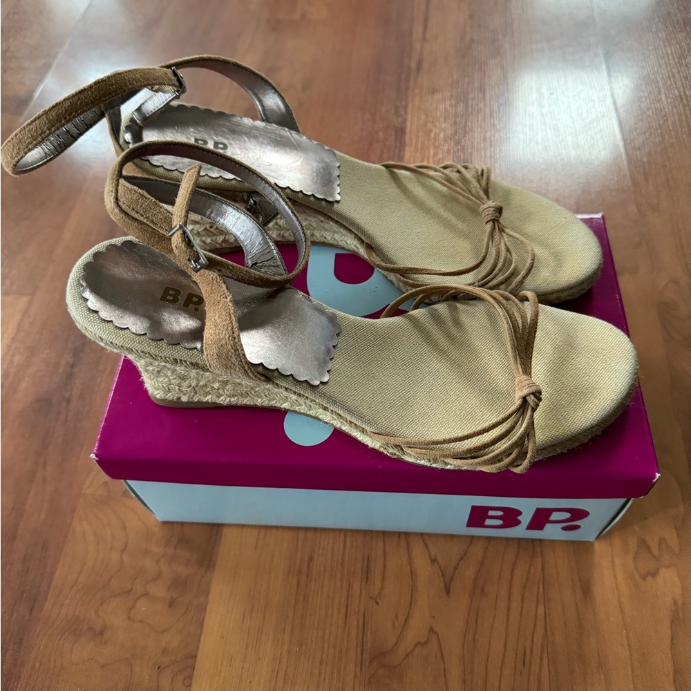 Brass Plum Women’s Wedge Heel Shoes from Nordstrom Size 10 BP Casual
